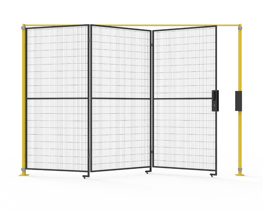 Folding door structure