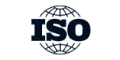 A logo of ISO.