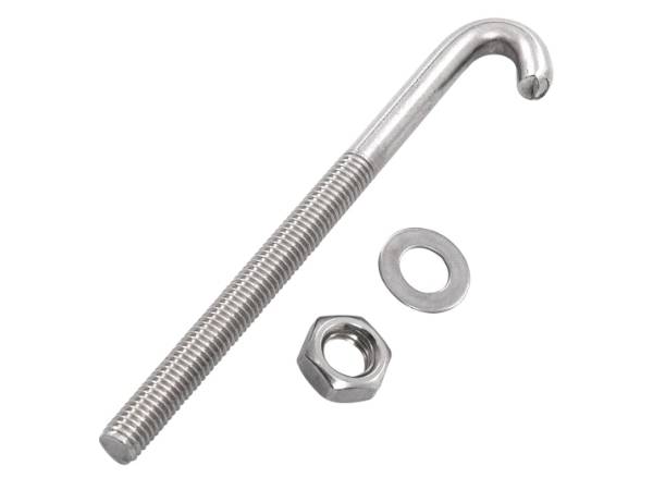 J-bolt, washer and nuts