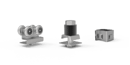 A galvanized fixed clamp