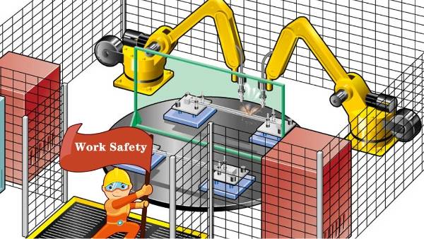 Properly installed machine guarding system is the guarantee for work safety.