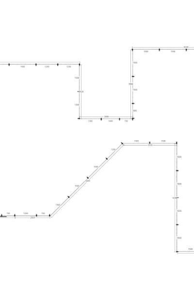 A layout of machine guarding safety fencing for customers