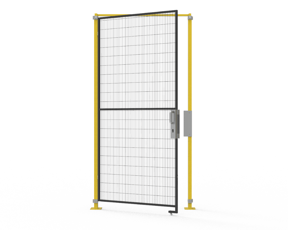 Single hinged door structure diagram