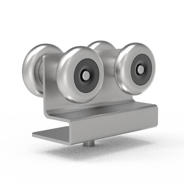 Top rail pulley
